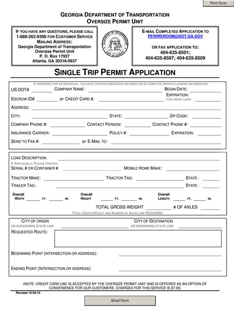 idaho transportation department trip permit.